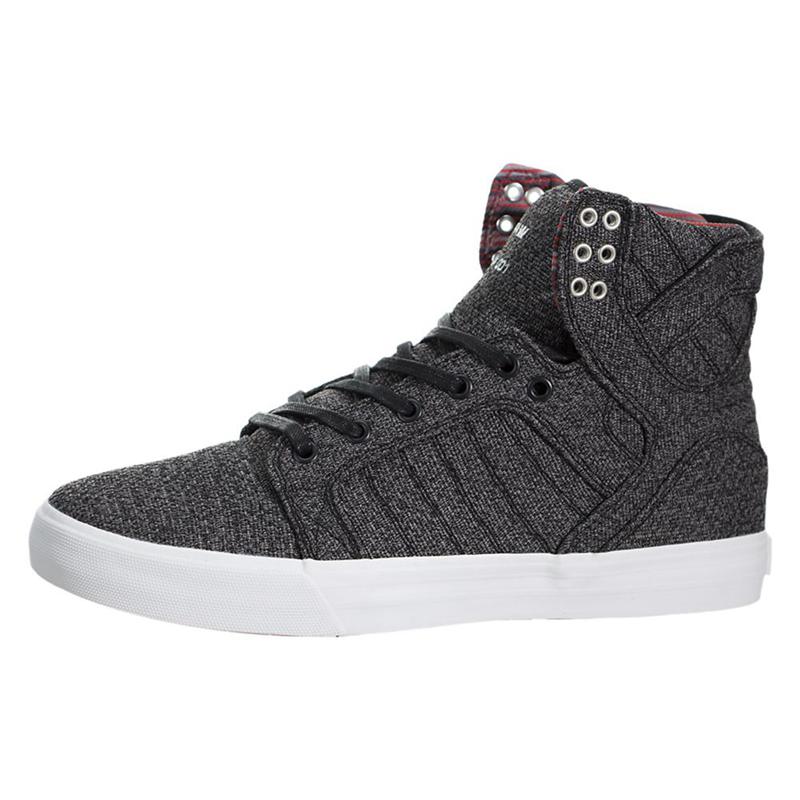 Zapatillas Altas Supra Argentina Mujer - SKYTOP Gris (GVJOM-7058)